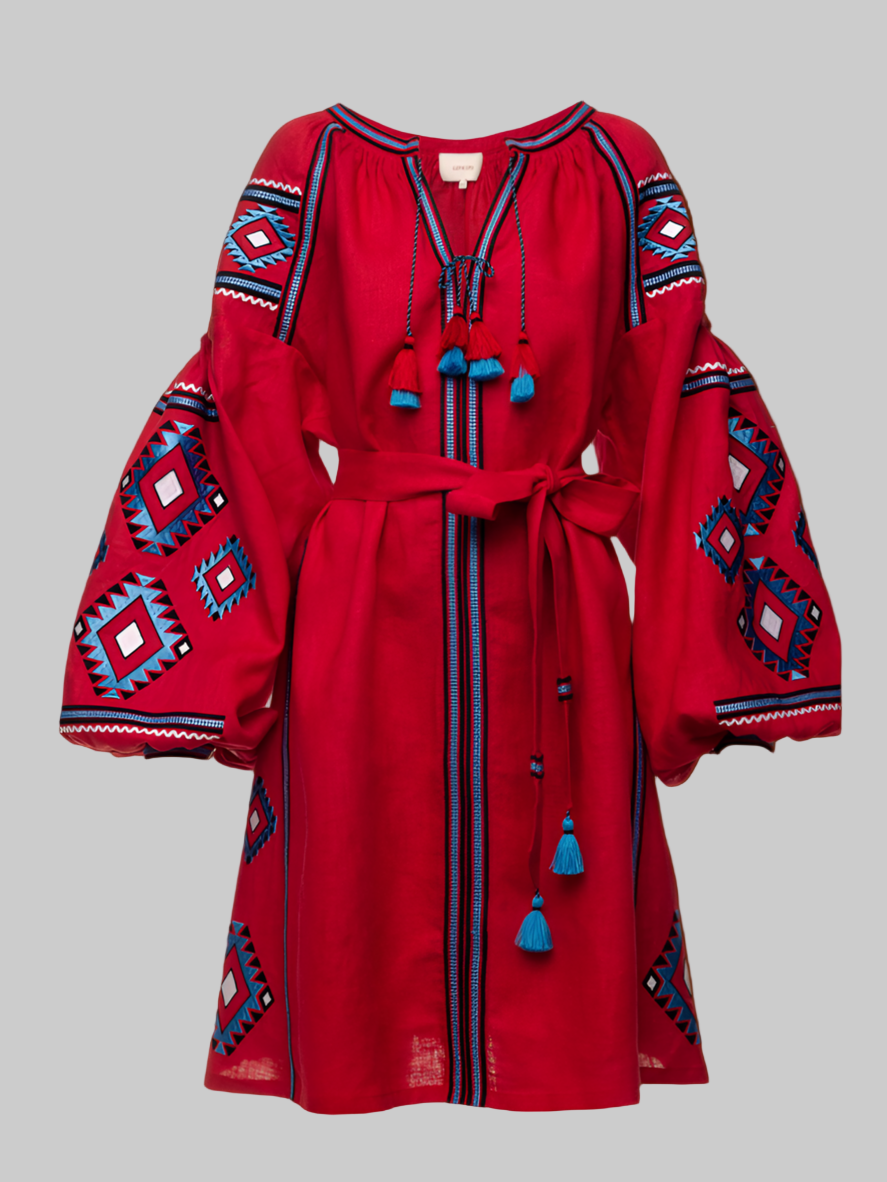 Aztec mini dress