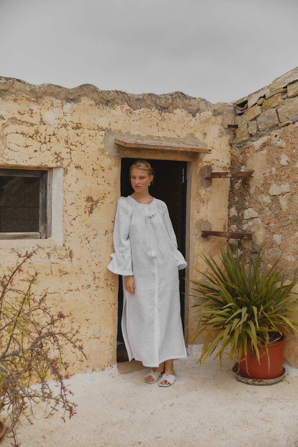 Pearl White Tunic