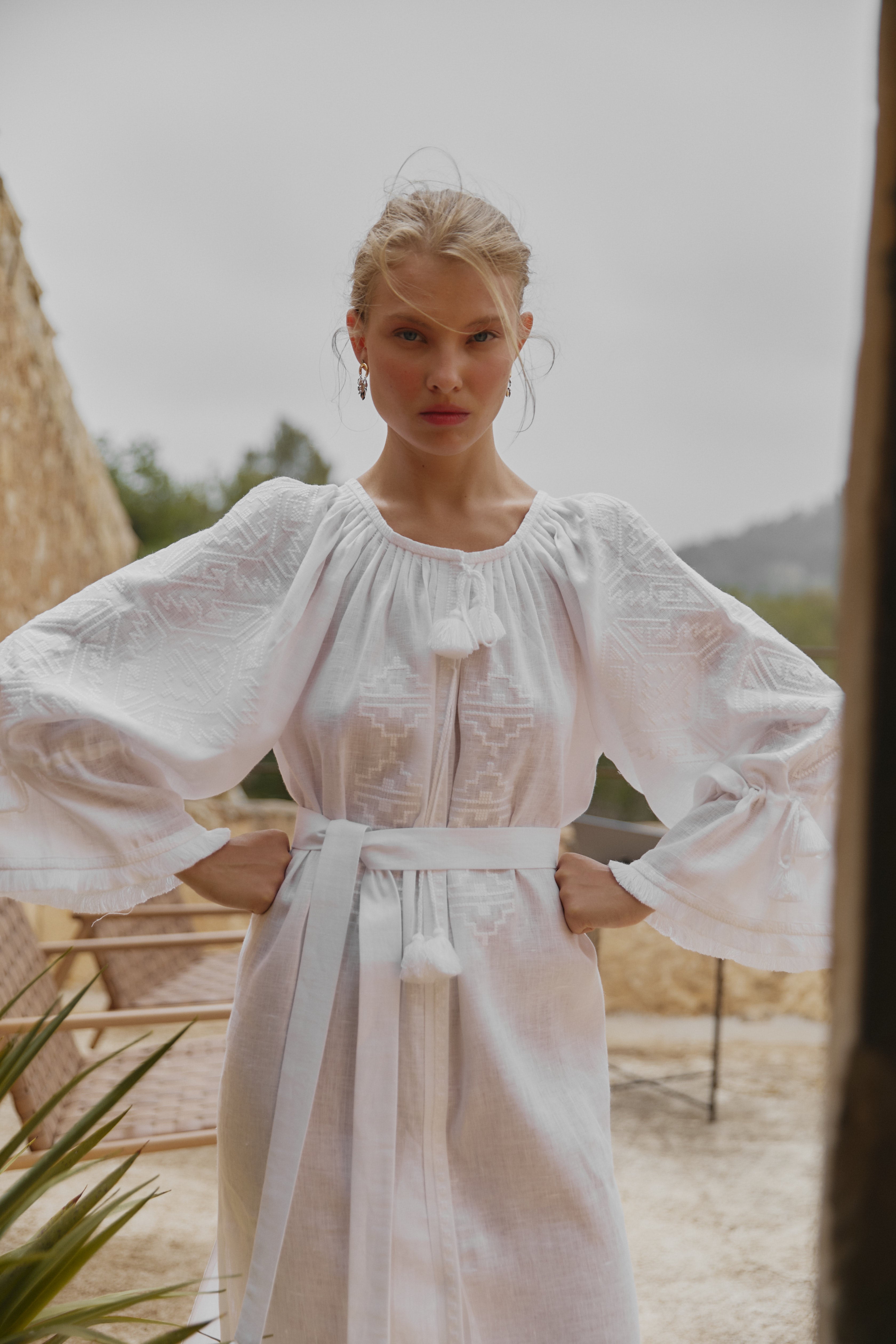Pearl White Tunic