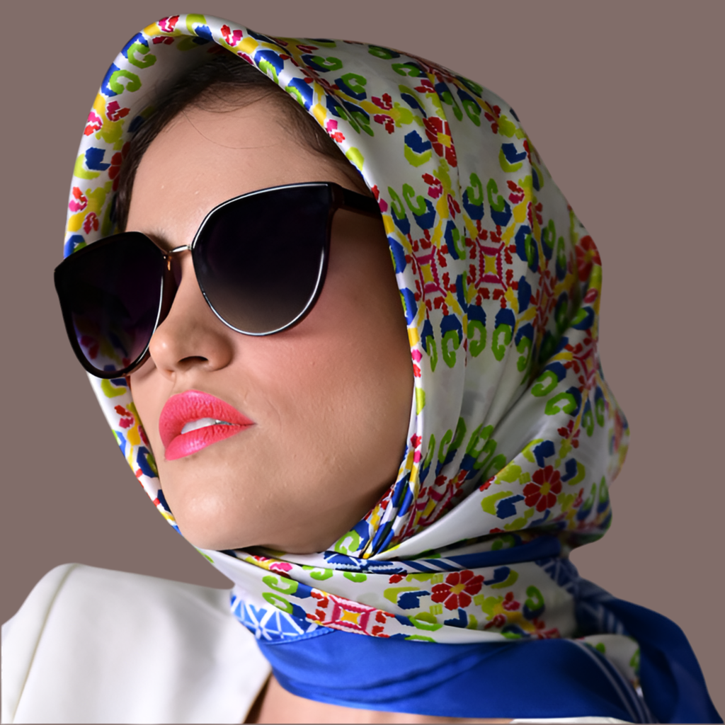 The Folk Silk Scarf