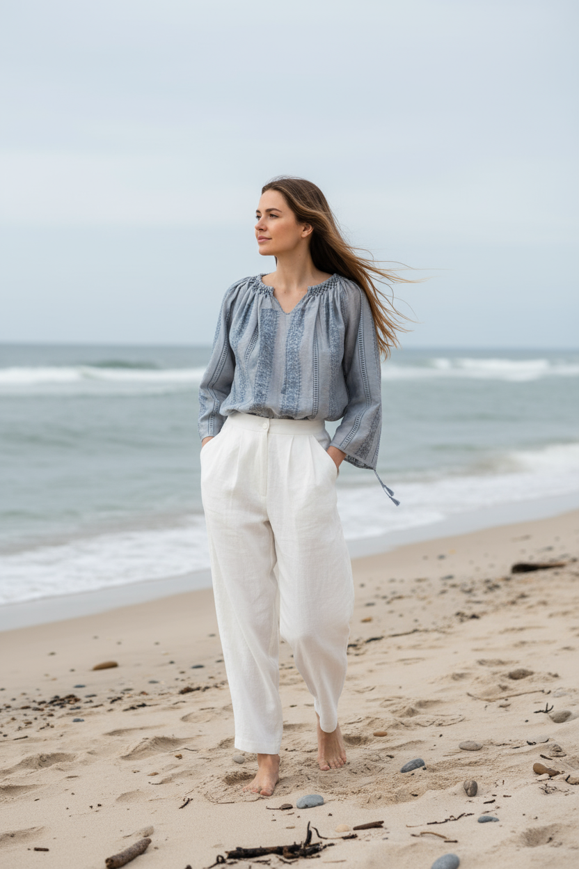 The Handwoven Romanian Blouse