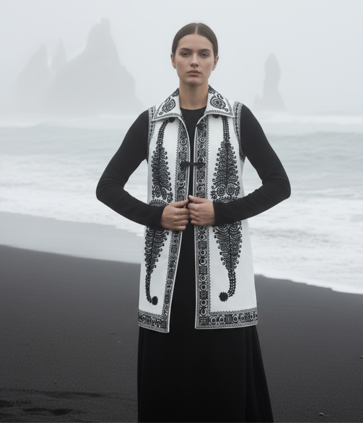 Queen Mary Long Vest