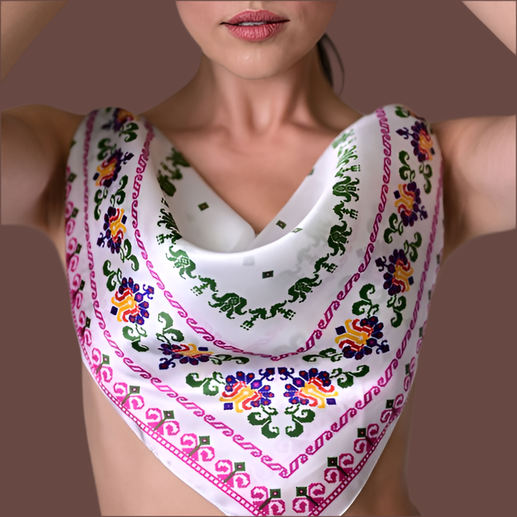 Tulips Silk Scarf