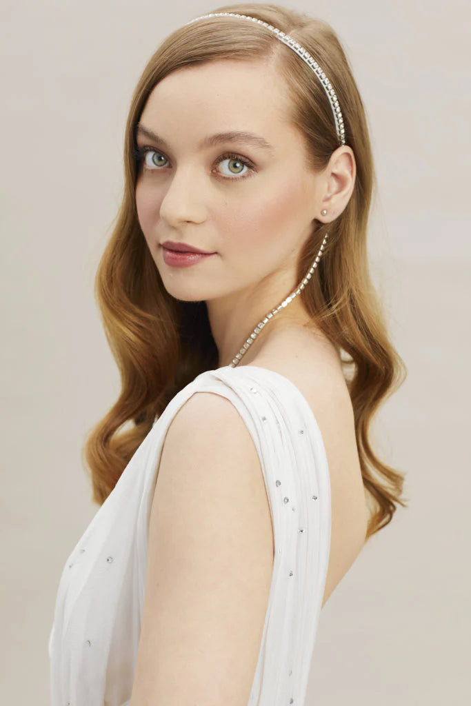 Crystal drop headband