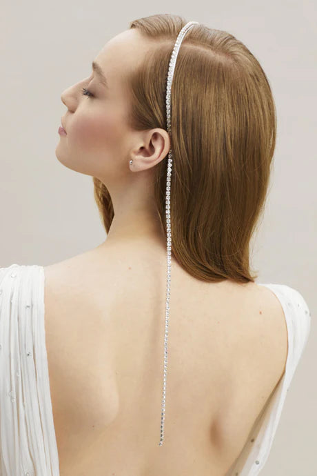 Crystal drop headband
