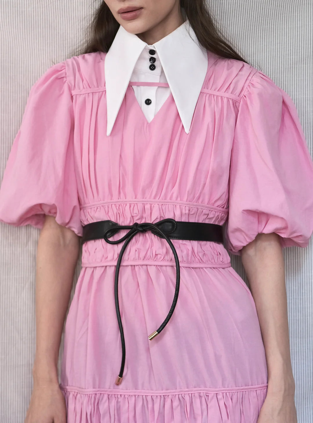 The Black Leather Belt by K