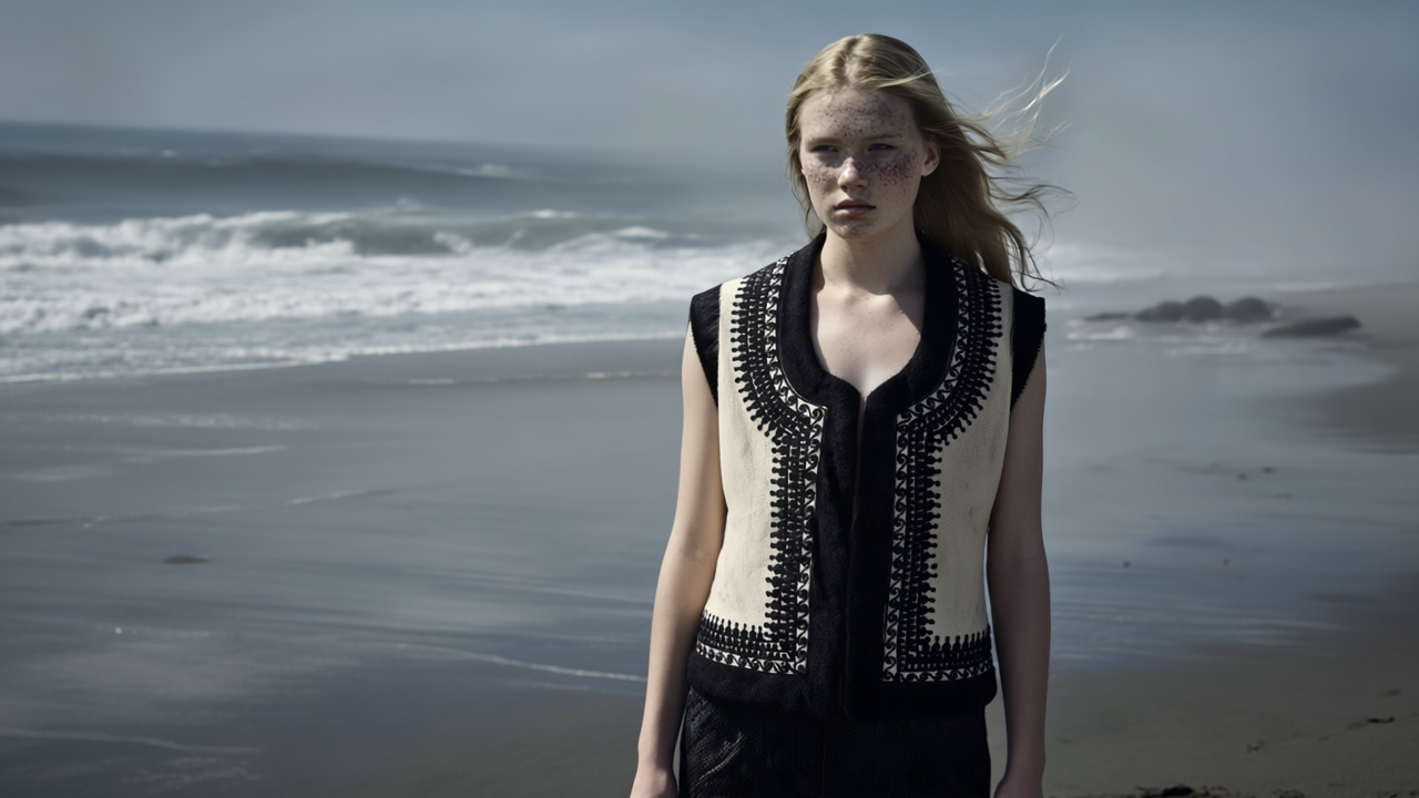 The Handcrafted wool vest no 1