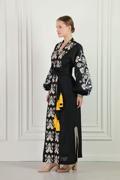 Flower Of The Desert Embroidered Kimono