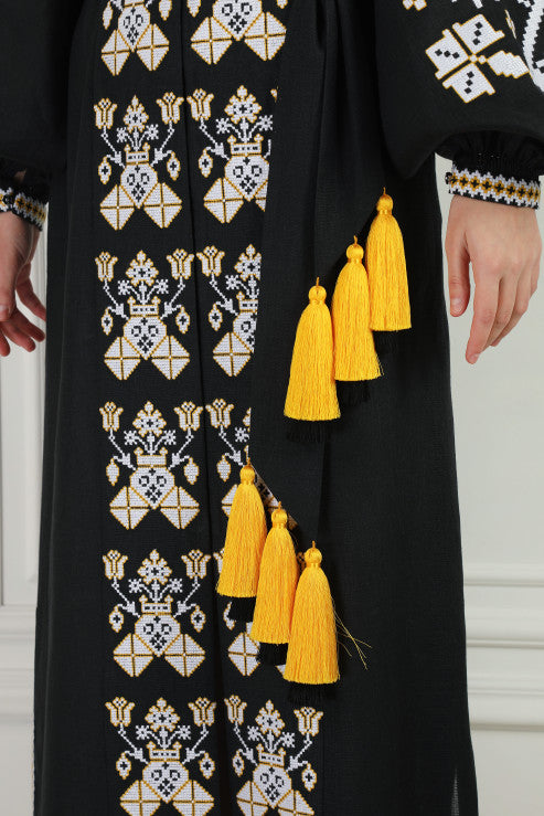 Flower Of The Desert Embroidered Kimono