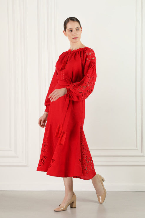 Maryianna Red Maxi Dress
