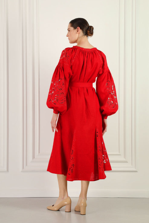 Maryianna Red Maxi Dress