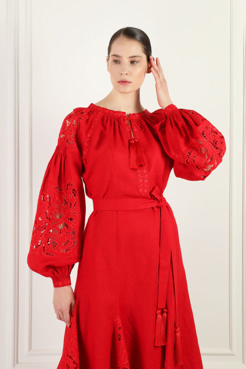 Maryianna Red Maxi Dress