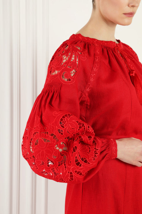 Maryianna Red Maxi Dress