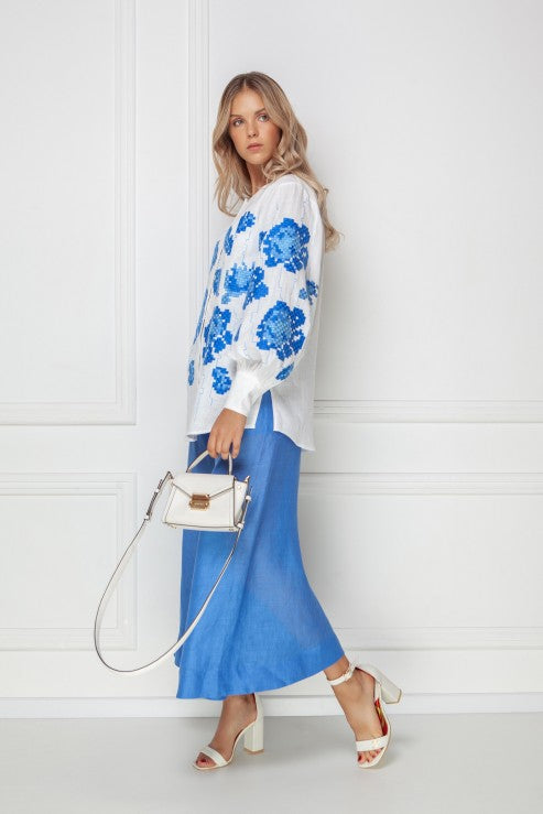 Camelia blouse in blue