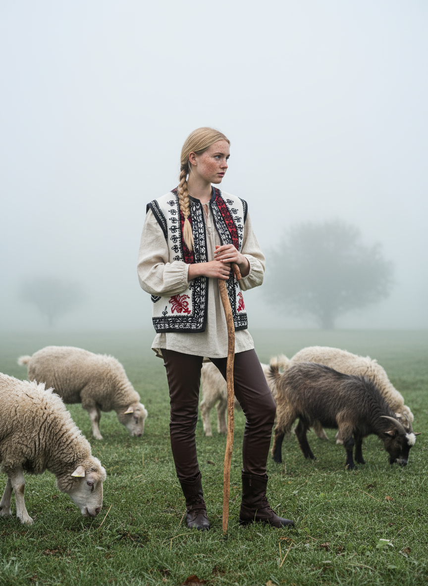 The Handcrafted Artisan Wool Vest no 2