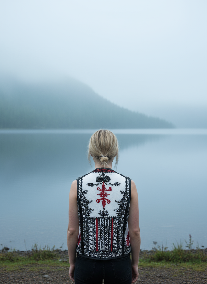 The Handcrafted Artisan Wool Vest no 2