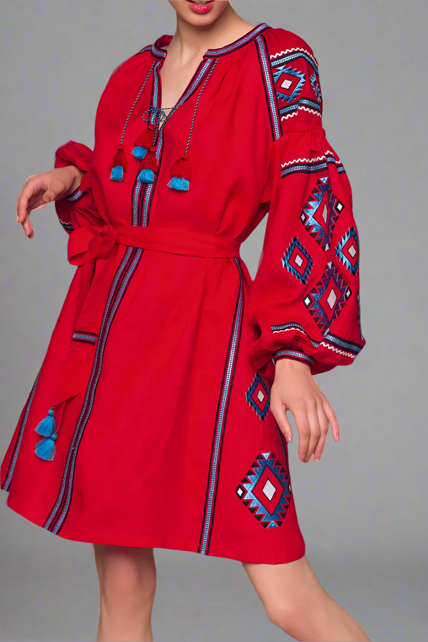 Rochie mini Aztec