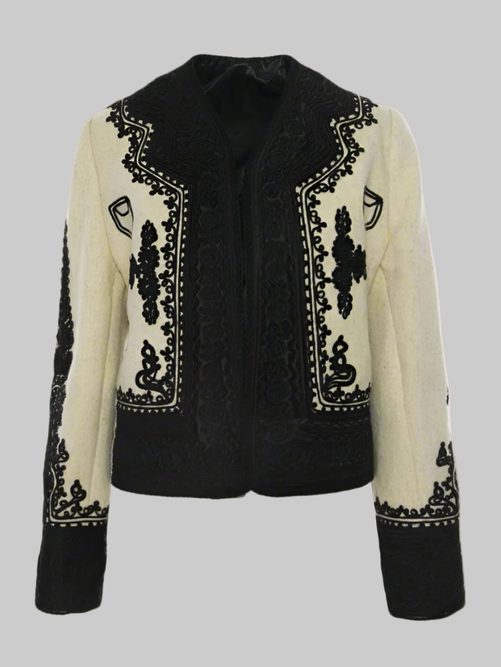 Handcrafted ‘Martha Bibescu’ Wool & Cashmere Jacket