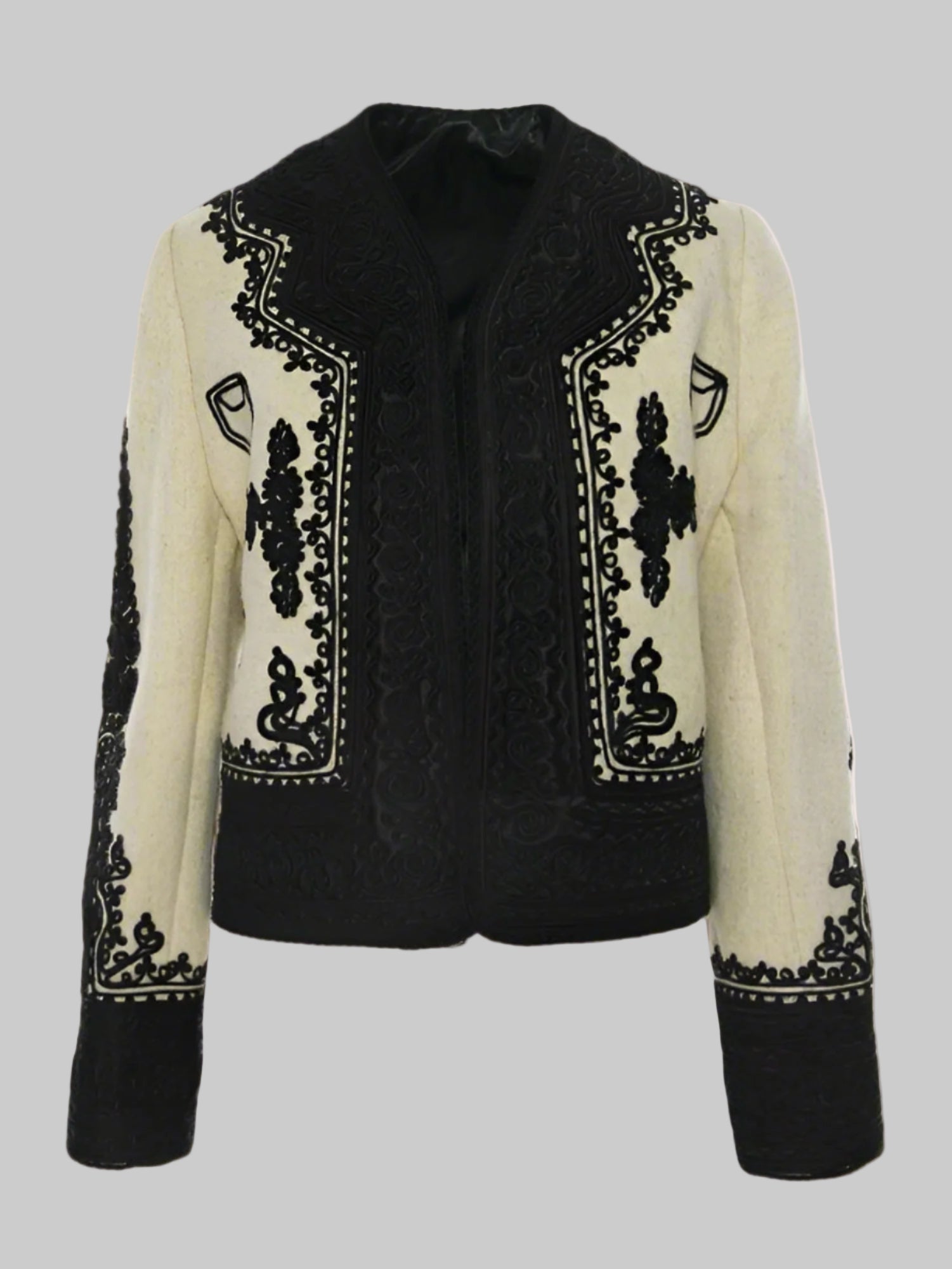Handcrafted ‘Martha Bibescu’ Wool & Cashmere Jacket
