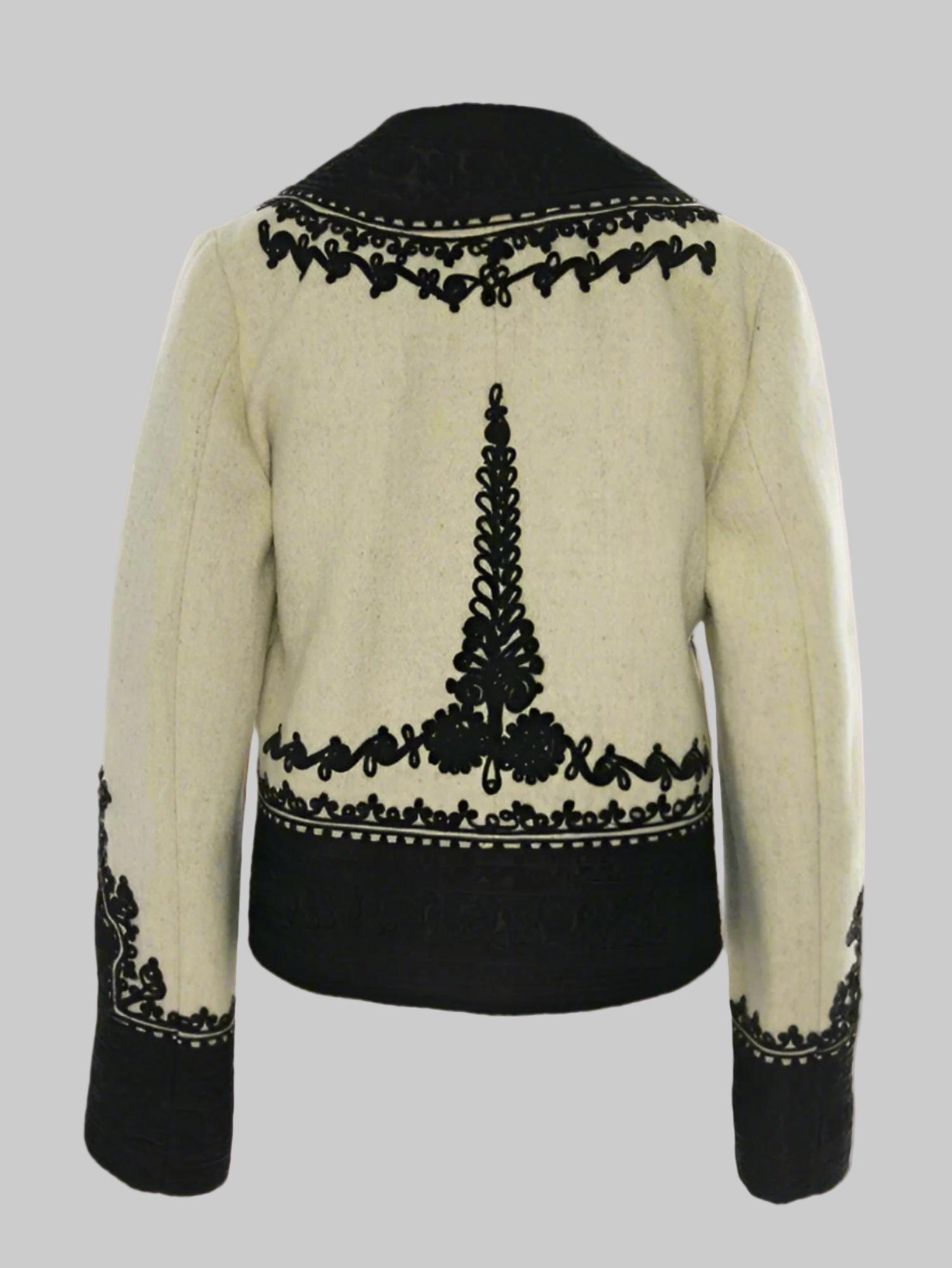 Handcrafted ‘Martha Bibescu’ Wool & Cashmere Jacket