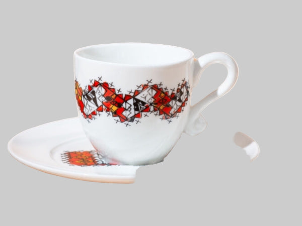 Ceasca cu farfurioara esspresso Les Blouses Roumaines