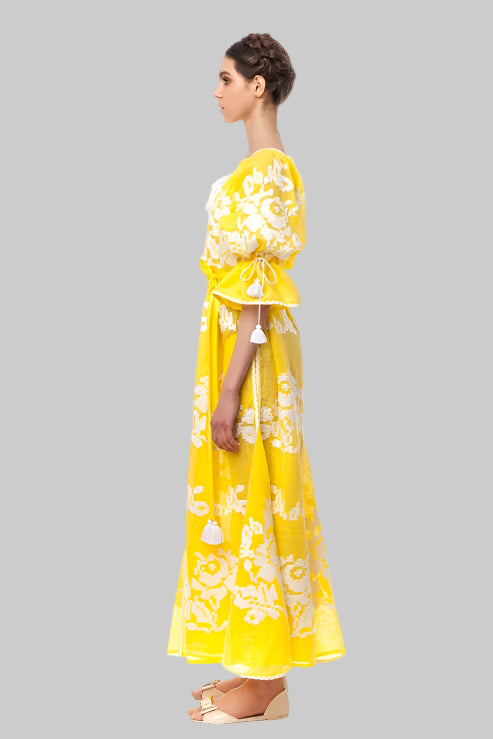 Hand-Embroidered Vyshyvanka-Inspired Summer Dress