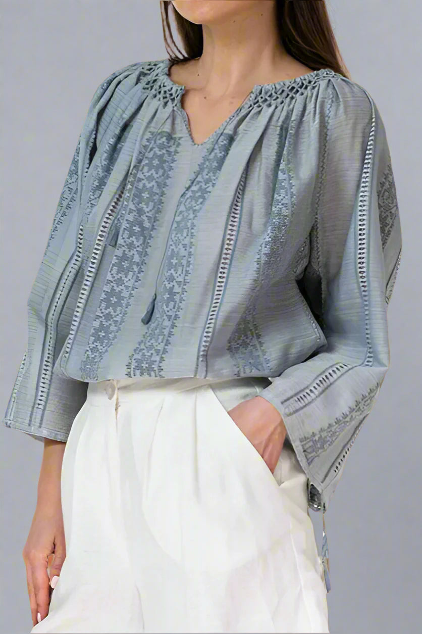 The Handwoven Romanian Blouse