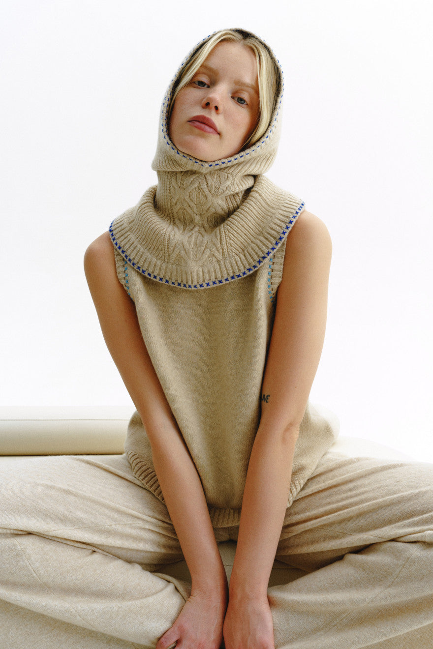 Mongolian Cashmere Balaclava Hat