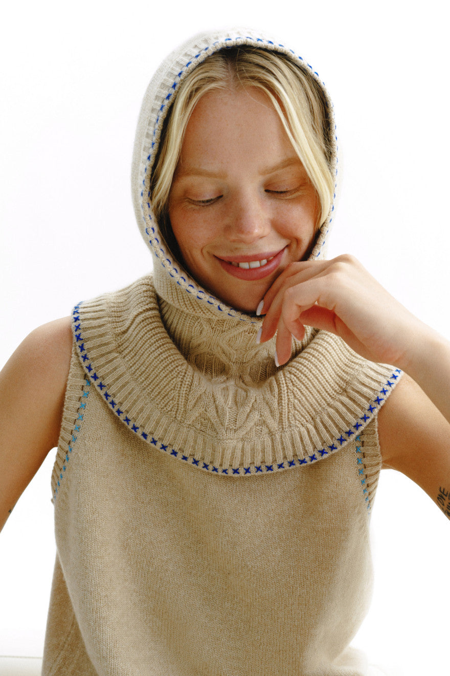 Mongolian Cashmere Balaclava Hat