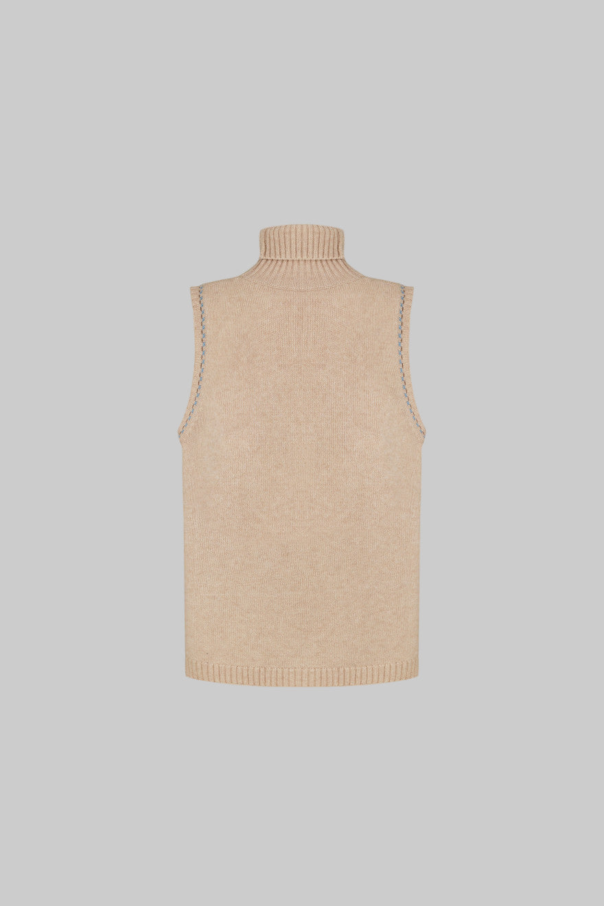 Hygge Bodywarmer in Natural Beige