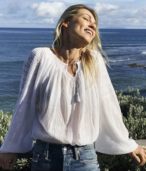 La Blouse Roumaine in White