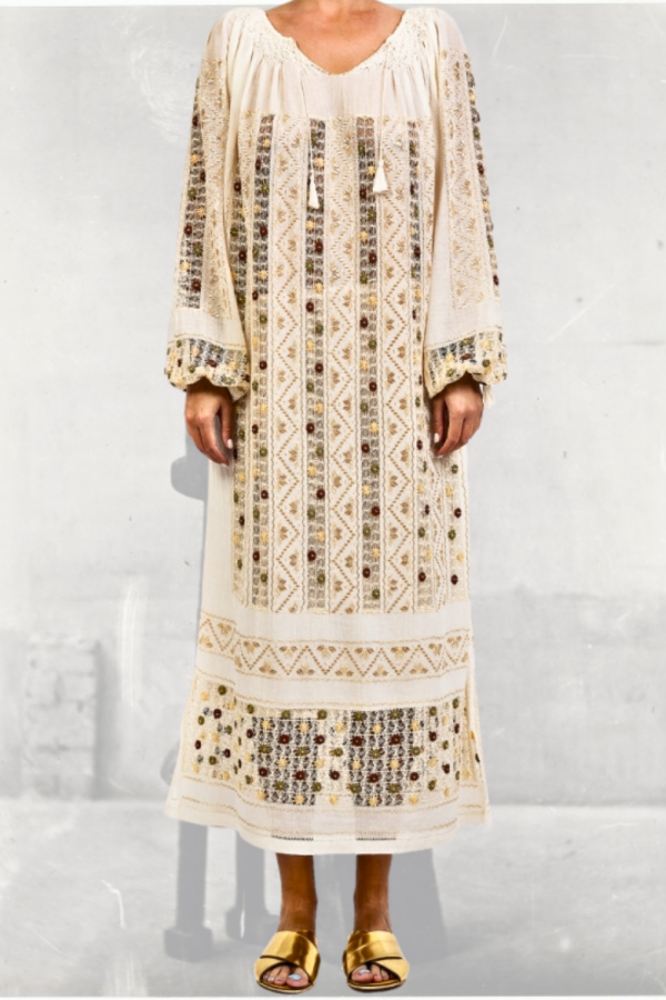 Fleurs d’Or Roumaines Dress
