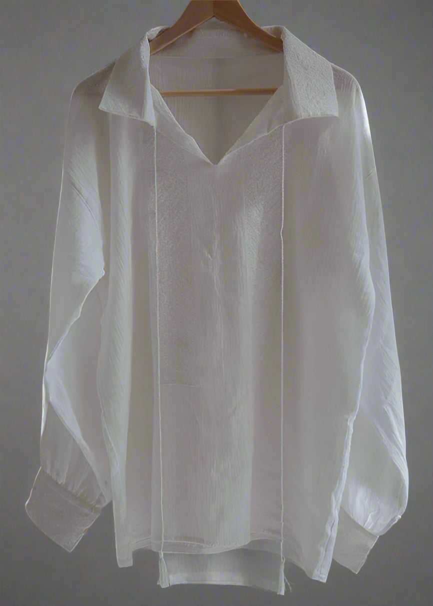 Men embroidered Romanian Shirt
