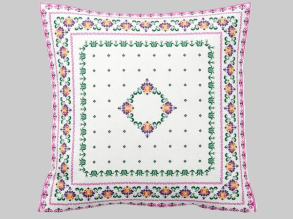Perna decorativa motif traditional Lalele Colorate