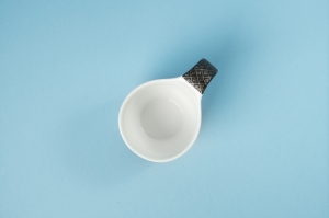 Black Embroidery Motif Coffee Set