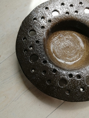 Ceramic Plate Earth Rupture