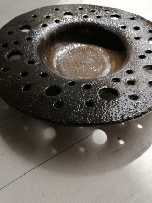 Ceramic Plate Earth Rupture