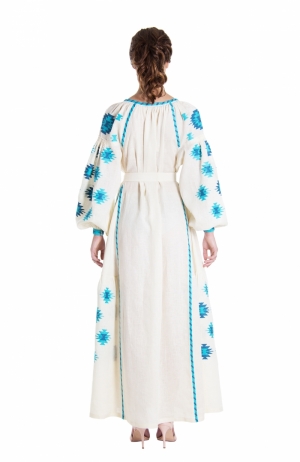 Embroidered dress AURORA