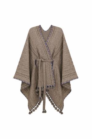 Mongolian Cashmere Hygge Poncho