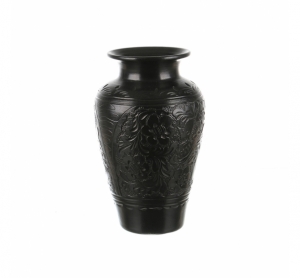 Vaza de ceramica neagra de Corund 26 cm
