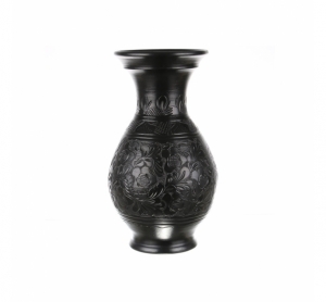 Vaza de ceramica neagra de Corund 40 cm