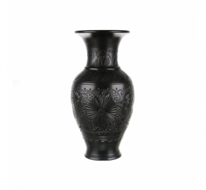 Vaza de ceramica neagra de Corund 50 cm