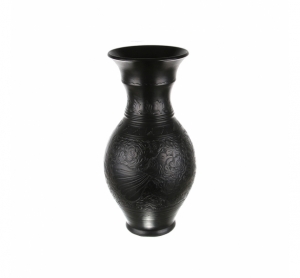 Vaza de ceramica neagra de Corund 58 cm