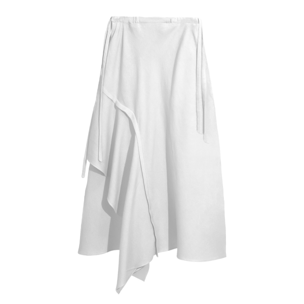 As Time Goes by Midi Skirt in white