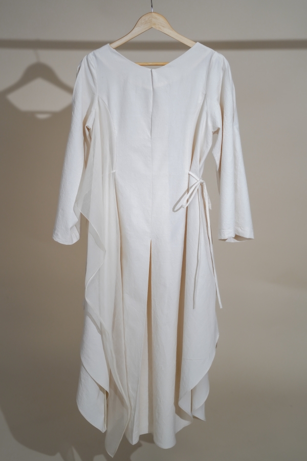 'Au Bord de la Mer' Dress in Ivory