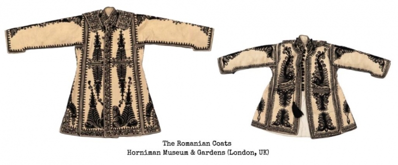 Sumanul Romanesc autentic lucrat manual cu lana si casmir model 1 Ecru