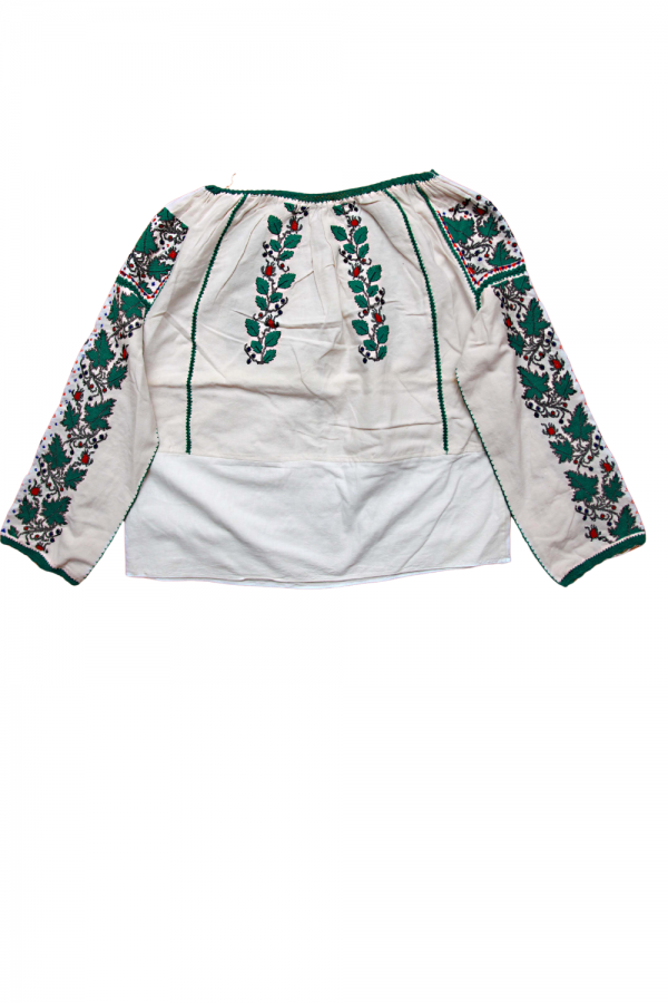 Traditional Handmade Peasant Blouse from Moldova Region model 4